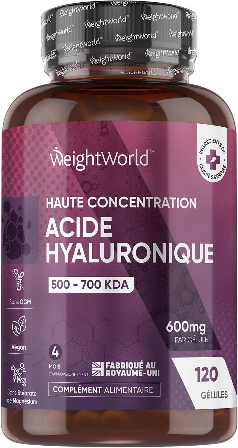 Hyaluronic Acid Capsules 600mg Per Serving