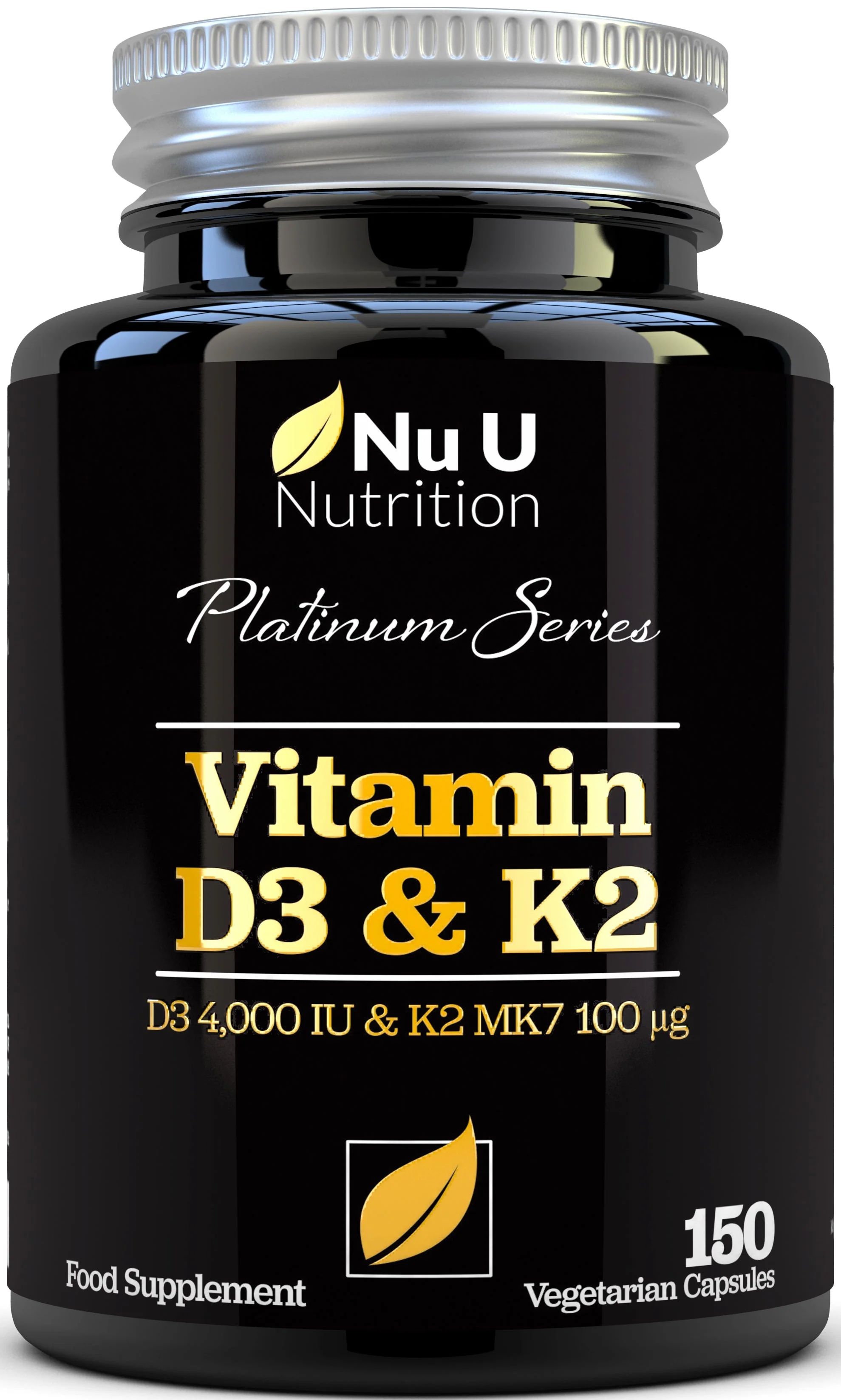 Vitamin D3 4000 IU and Vitamin K2 MK7 100?g