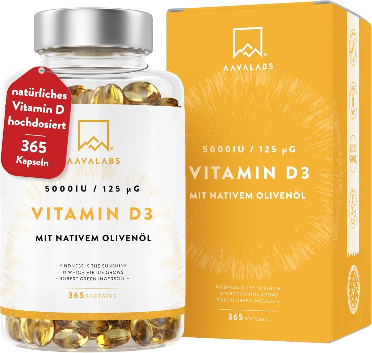 High Dose Vitamin D3 [5000 IU]
