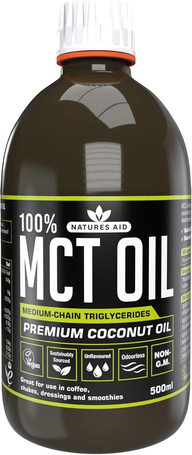 Natures Aid 100% MCT Oil 500ml